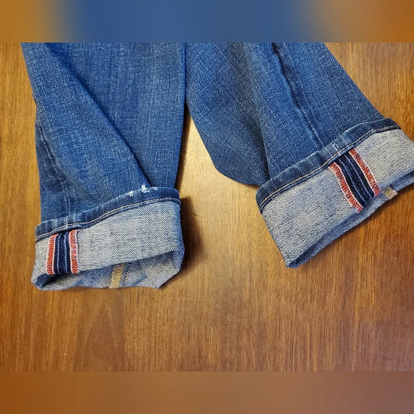 Lucky Brand Brooke‎ Skinny Ankle White Oak Denim Selvedge Jeans  Size 0/25 - Picture 11 of 16